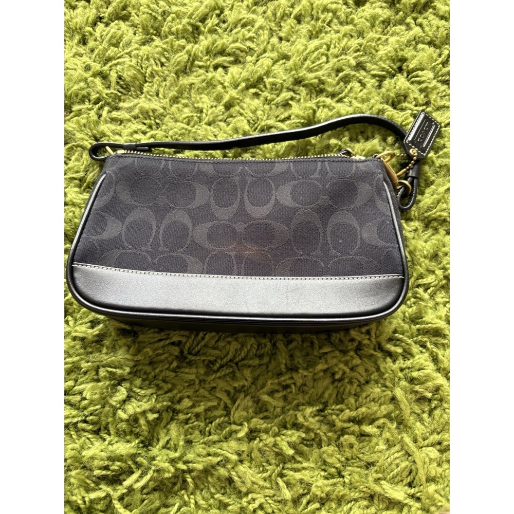Coach Signature Demi Pouch Bag Black